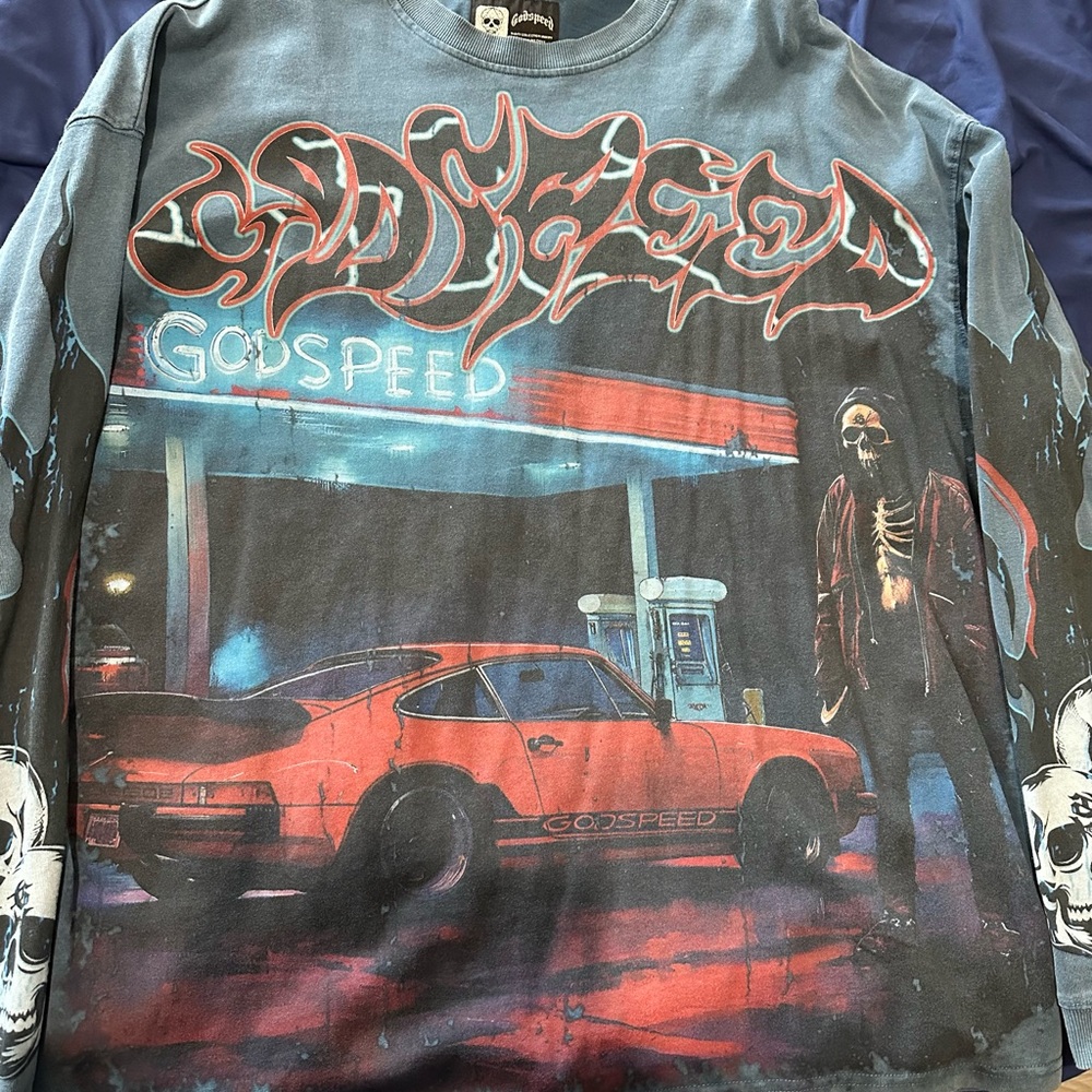 Graphic Sweatshirt - Black and Red